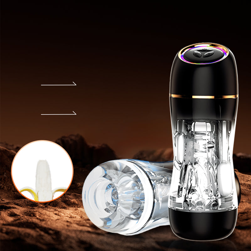 Automatischer Saug- und Vibrations-Masturbator für Männer