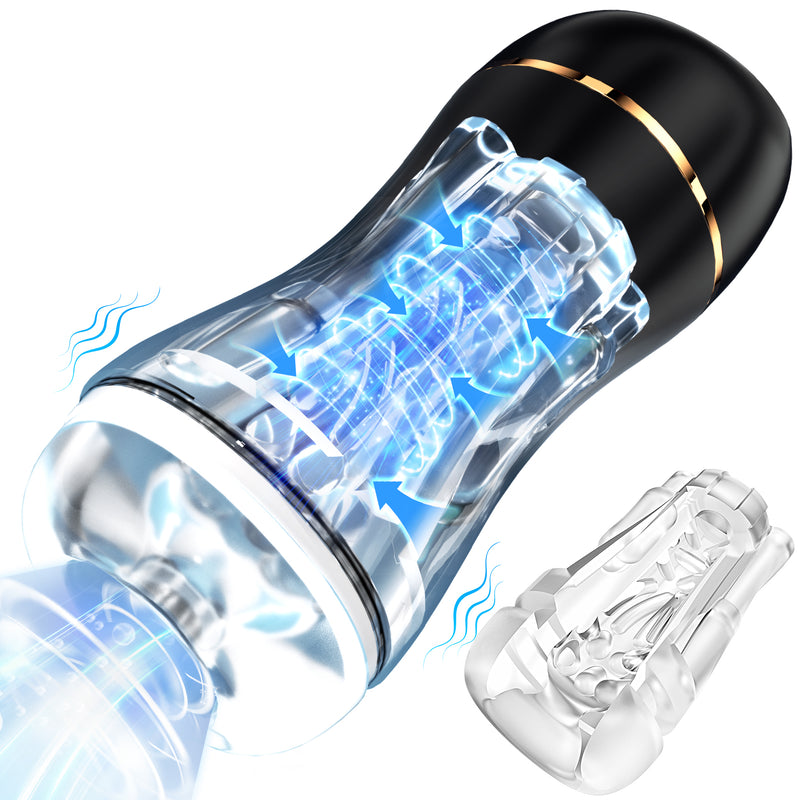 Automatischer Saug- und Vibrations-Masturbator für Männer