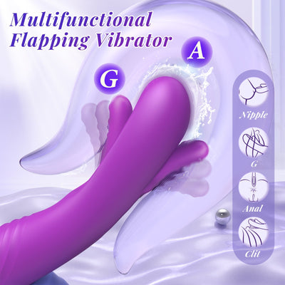 MANNA| Hohles Design, G-Punkt-Flatter- und Vibrationsstimulator-Sexspielzeug