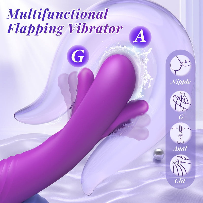 MANNA| Hohles Design, G-Punkt-Flatter- und Vibrationsstimulator-Sexspielzeug