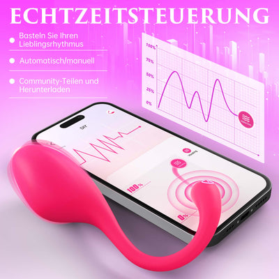 App-gesteuerter Kegel-Kugel-Vibrator