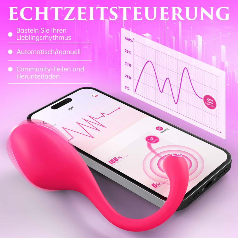 App-gesteuerter Kegel-Kugel-Vibrator