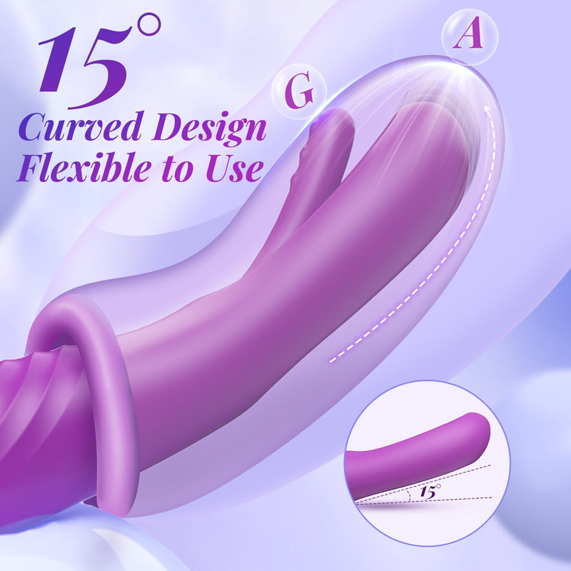 MANNA| Hohles Design, G-Punkt-Flatter- und Vibrationsstimulator-Sexspielzeug
