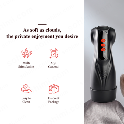 MYNA | 3-in-1-App-gesteuerte Saug- und Vibrations-Pod-Vagina für Männer