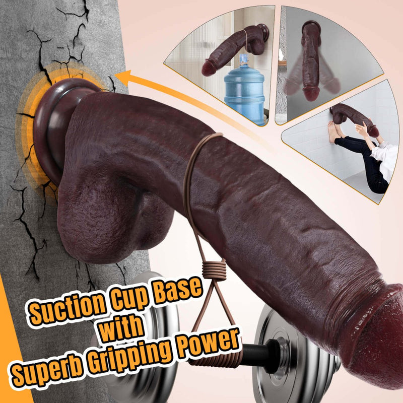 CAESAR| Huge Silicone Realistic Dildo with Suction Cup - Sohimi