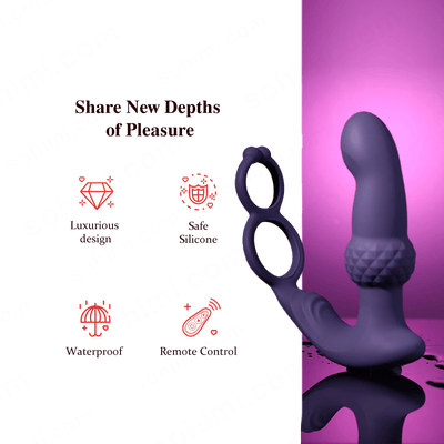 VICTOR| Wigging and Vibrating Remote Control Anal Toy - Sohimi