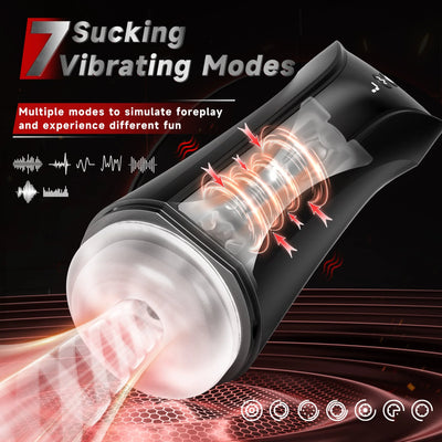 BLACKWIND|App Control 3 in 1 Vacuum Pump Penis Trainer Vibrating Male Masturbator