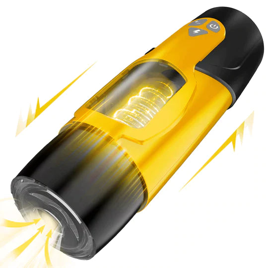 Dark Knight Cup Masturbator 7 Thrusting Modes 7 Rotation - Yellow  sohimi .de