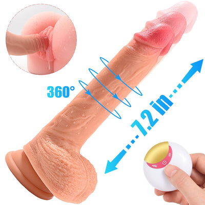 MACHO Realistic Sto?vibrator Mit Saugnapf