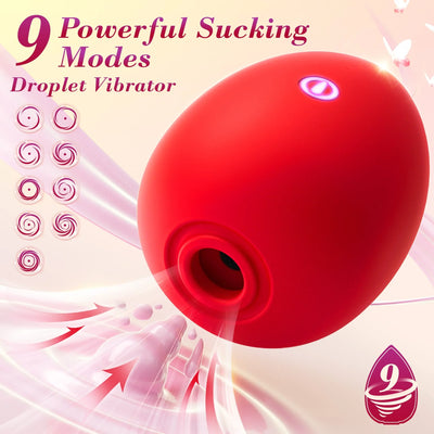 Entz¨¹ckendes, tiefes, weibliches Vibratorspielzeug mit 9 Saug- und 10 Vibrationsmodi