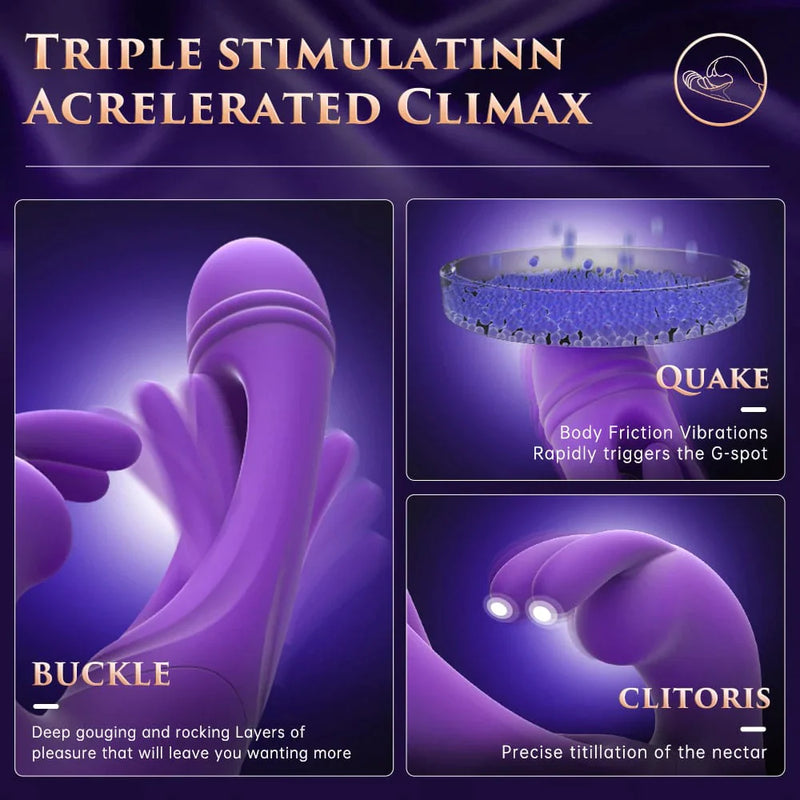 Einzigartiges 3-in-1-Vibratorspielzeug f¨¹r den weiblichen G-Punkt mit Mehrfachstimulation