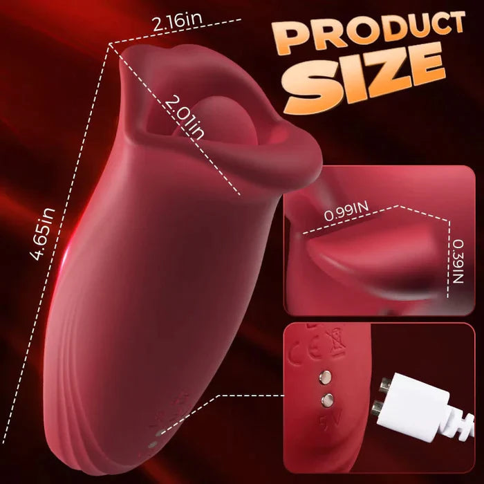 Beißen und Lecken Klitoris Stimulator Nippel saugen weiblichen Vibrator