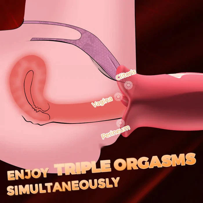 Beißen und Lecken Klitoris Stimulator Nippel saugen weiblichen Vibrator