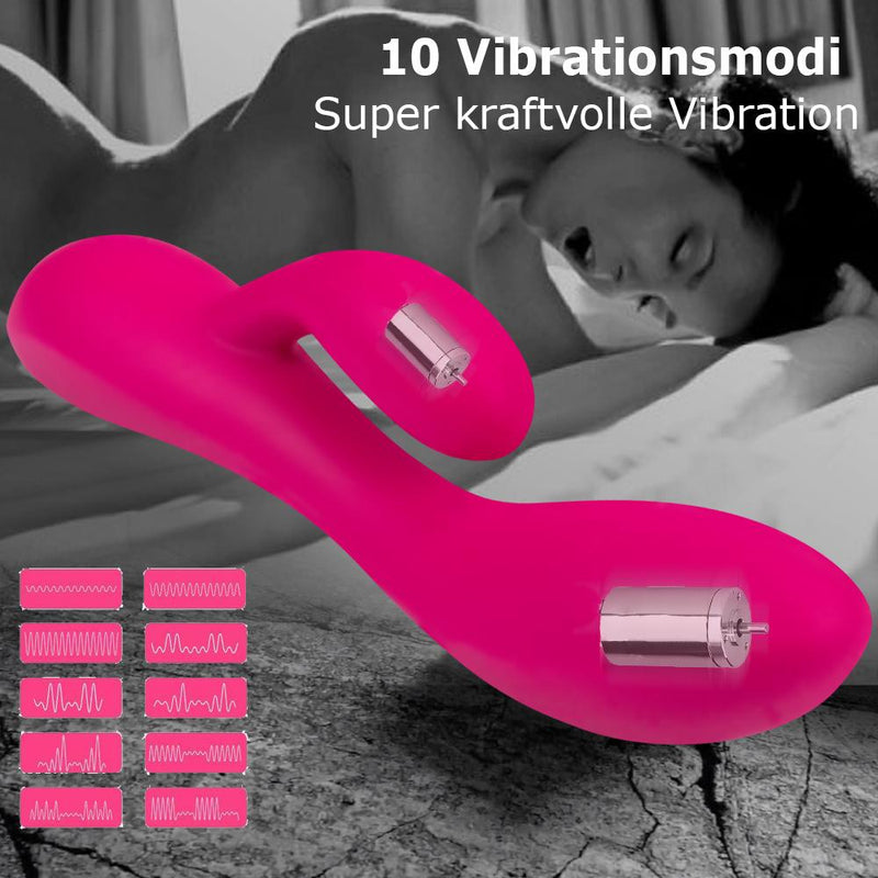 Nina | Klitoris- und G-Punkt-Vibrator mit 10 Vibrationsmodi