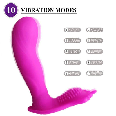 Matteo | Tragbare Butterfly Vibrator mit 10 Vibrationsfrequenz