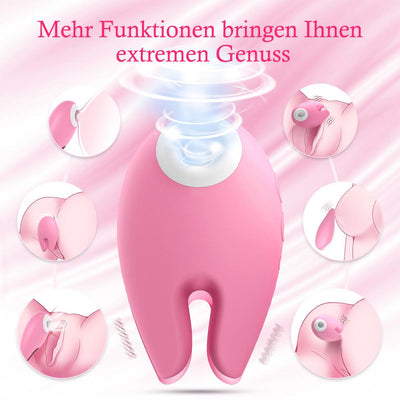 Raumschiff | 2 IN 1 Klitoris Saugender Vibrator & G-punkt Stimulation f¨¹r Frauen