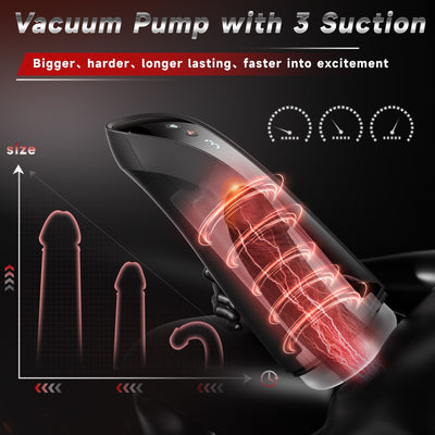 3 in 1 Vacuum Pump penis Trainer Vibrating Male Masturbator