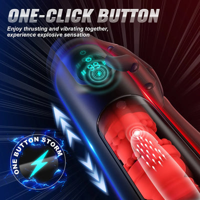 Neue m?nnliche Masturbatoren mit 8 Vibrations- und Sto?modi und LCD-Display