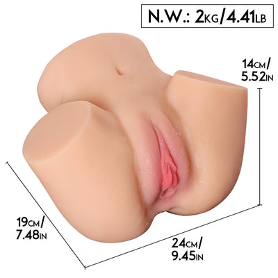 2.0 KG Realistischer Masturbator Praller Po