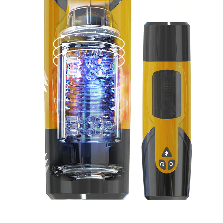 Dark Knight Cup Masturbator 7 Thrusting Modes 7 Rotation - Yellow  sohimi .de