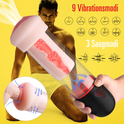 TONI Automatische Penispumpe 9 Vibration 3 Saugmodi