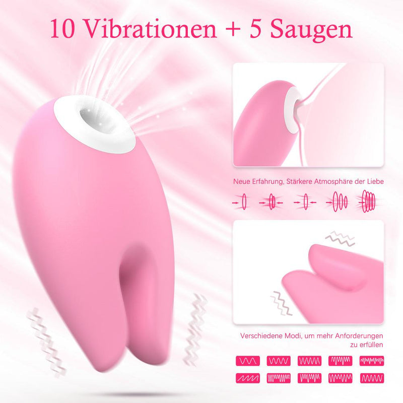 Raumschiff | 2 IN 1 Klitoris Saugender Vibrator & G-punkt Stimulation f¨¹r Frauen