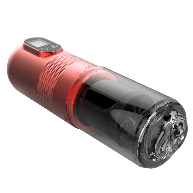 LCD 5-telescoping rotating hands-free automatic masturbation cup