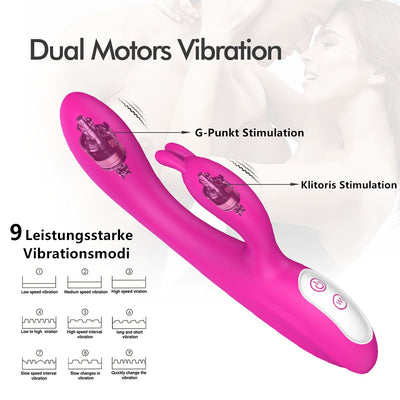 BUNNY | G-spot &amp; clitoris rabbit vibrator with heating rod