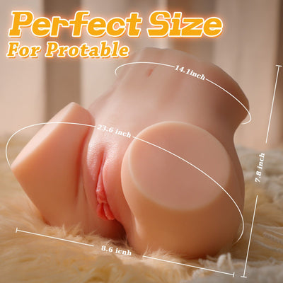 5.7lb Lifesize 12 vibrating Male Masturbator Big butt Sex Doll