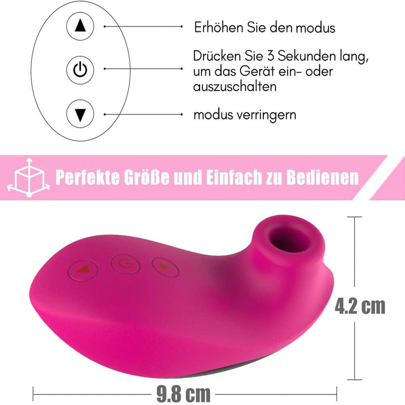 Aeona | Vibrator mit 10 Saugintensit?ten Klitorisstimulator f¨¹r Frauen