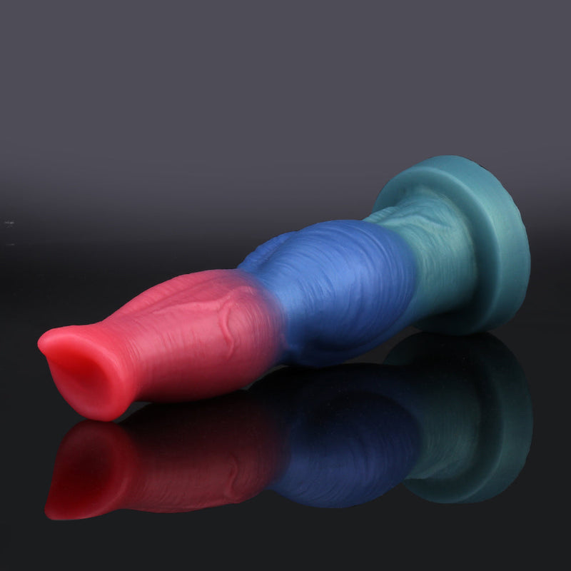 Todor ¨C 25,4 cm langer, sto?ender, vibrierender, elegant geknoteter Dildo