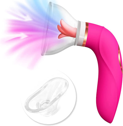 Klitoris Sauger Lecken Vibrator dildo Zunge Lecken Brustwarzen klitoris Stimulation 8 saugen und 5 Zunge modis Sex Spielzeug f¨¹r Paare vibratoren