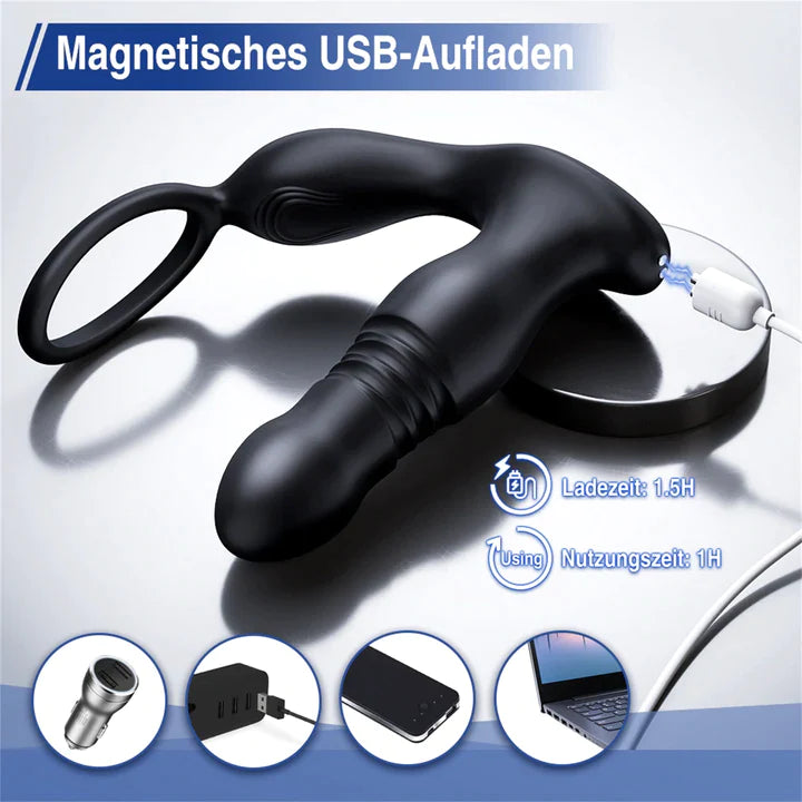 3 IN 1 Prostata-Massageger?t mit Fernbedienung und Anal-Vibrator