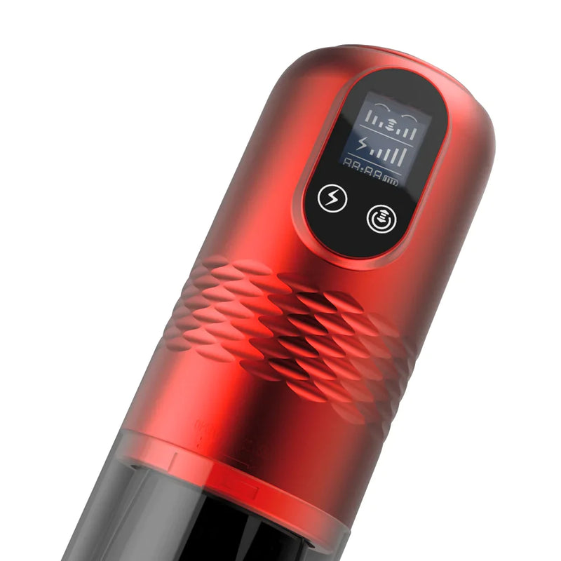 LCD 5-telescoping rotating hands-free automatic masturbation cup