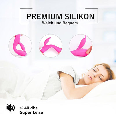 BUNNY | G-spot &amp; clitoris rabbit vibrator with heating rod