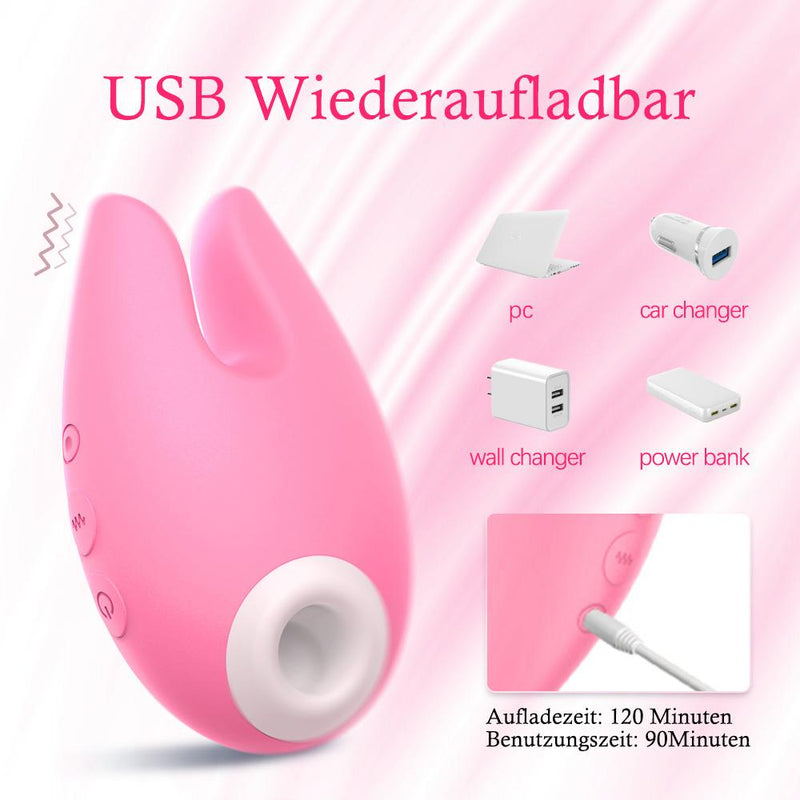 Raumschiff | 2 IN 1 Klitoris Saugender Vibrator & G-punkt Stimulation f¨¹r Frauen