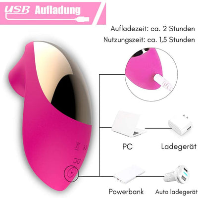 Aeona | Vibrator mit 10 Saugintensit?ten Klitorisstimulator f¨¹r Frauen