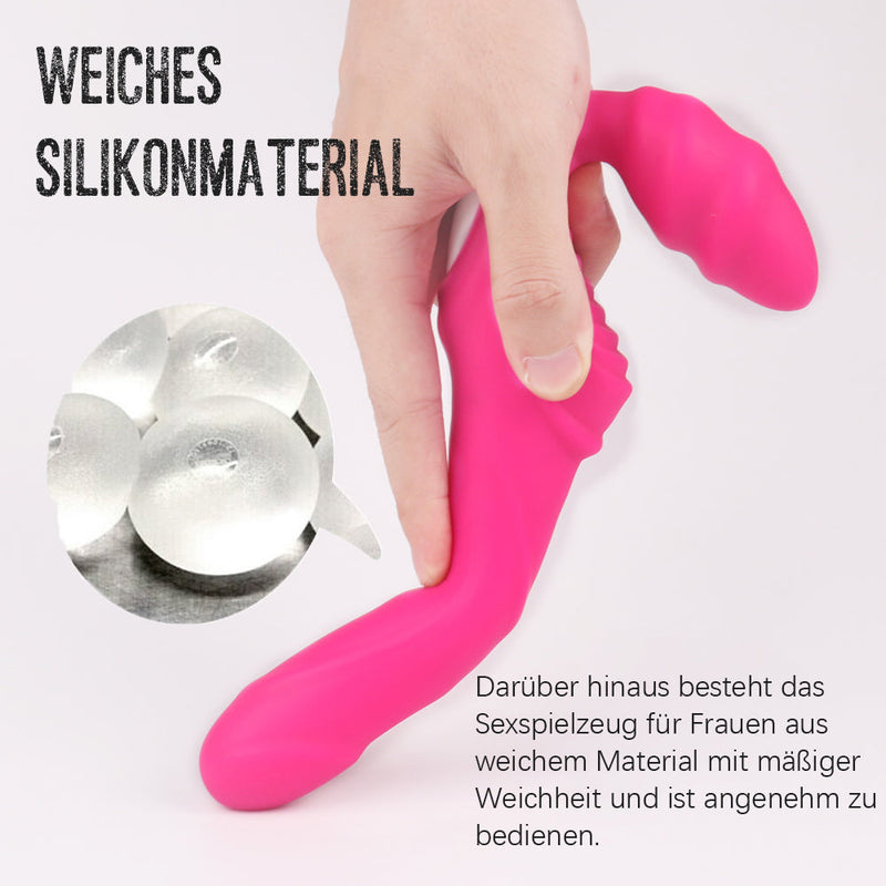 Stark Klitoris und G-Punkt Vibrator mit Heizbar Analvibrator Dualer Motor Dildo sextoy Sexspielzeug f¨¹r Frauen Paare 9leise Vibrationsmodi