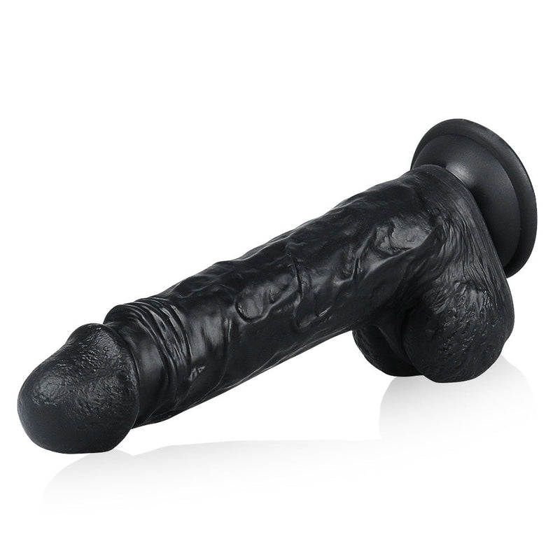 8,5-Zoll-drahtloser sto?ender und rotierender schwarzer Dildo