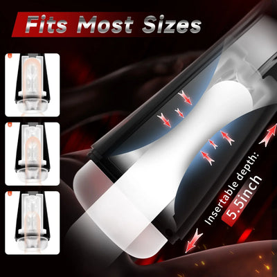 BLACKWIND|App Control 3 in 1 Vacuum Pump Penis Trainer Vibrating Male Masturbator