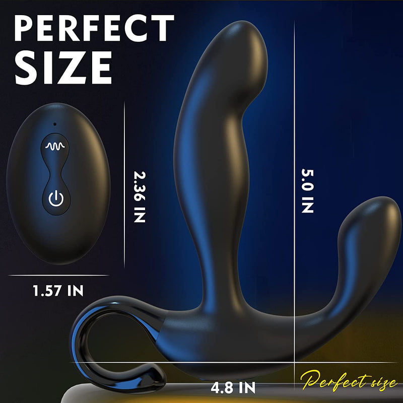 Vibrierendes Prostata-Massageger?t Anal-Sex-Spielzeug Vibrator 10 Wellenbewegungen 10 Vibrationsmodi