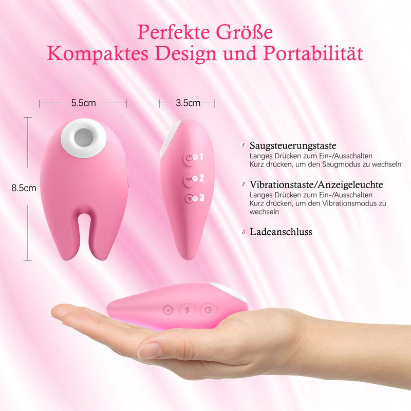 Raumschiff | 2 IN 1 Klitoris Saugender Vibrator & G-punkt Stimulation f¨¹r Frauen