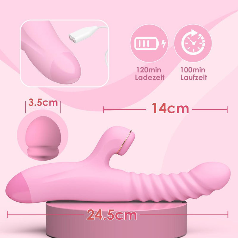 Mondmia | G-Punkt Klitoris Vibrator mit Intelligenter Heiz- und Teleskopfunktion
