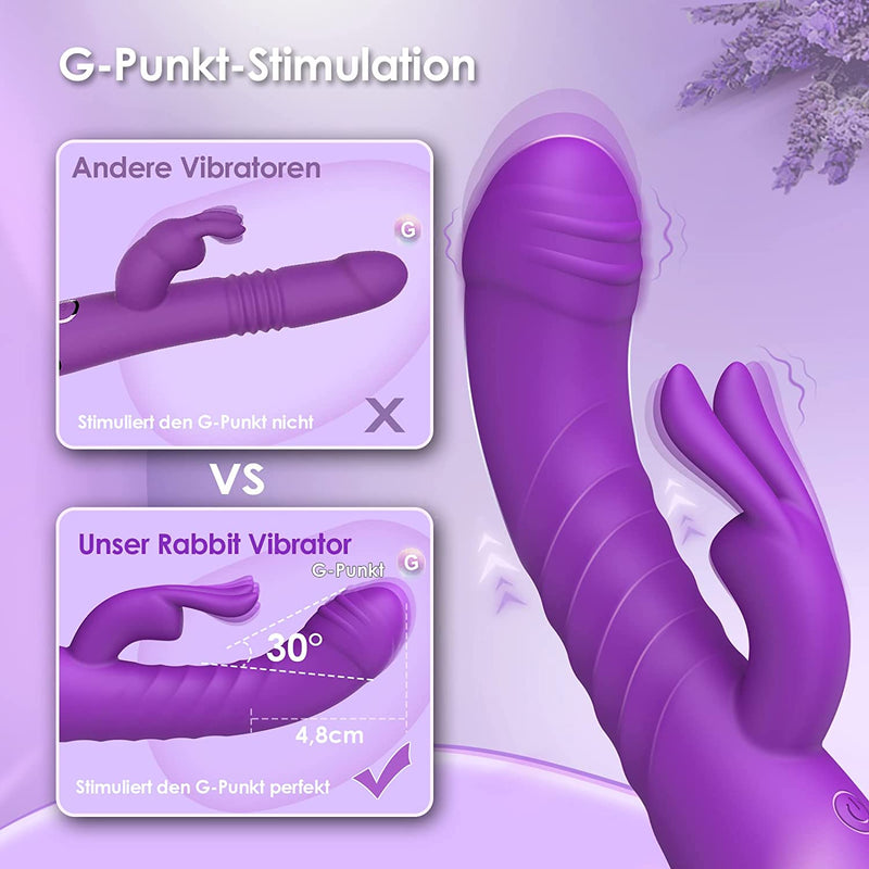 G-Punkt Klitoris Vibratoren f¨¹r sie mit Sto?funktion