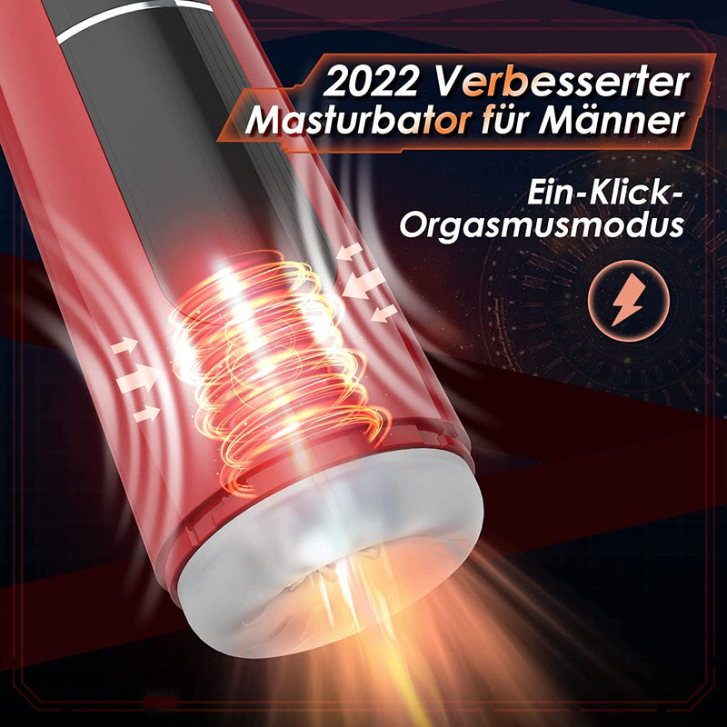 Automatischer Elektrischer M?nnlicher Masturbator Cup mit 7 Teleskopmodi 7 Vibrationsmodi