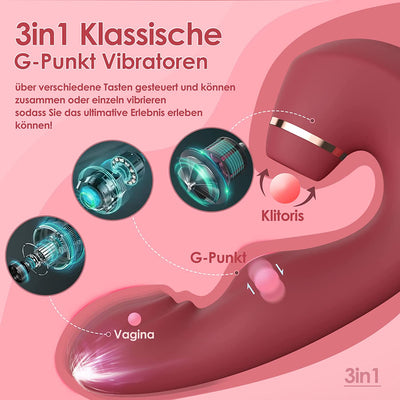 10 Vibrationsmodi 5 Pulsationsmodi und 5 Leckmodi Klitoris G-Punkt Vibrator f¨¹r Sie