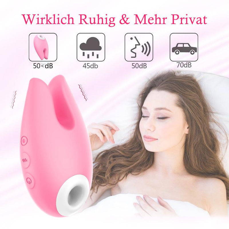 Raumschiff | 2 IN 1 Klitoris Saugender Vibrator & G-punkt Stimulation f¨¹r Frauen