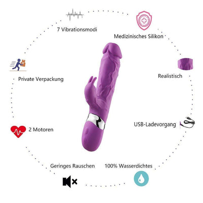 Schwert | G-Punkt Vibrator f¨¹r Sie Klitoris mit Dual Motor