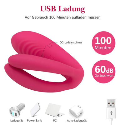 Dreizack R | 3 Motoren Klitorisvibrator 10 Modi f¨¹r Paare und Frauen