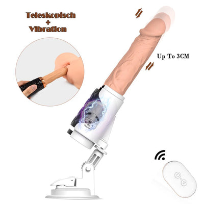 Kanonen | Realistischer Dildo & Sex Maschine mit Teleskopmodus